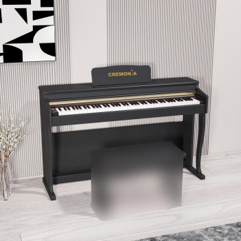 Cremonia 58808 BK Dijital Piyano | 88 Tuşlu Ağırlıklı Klavye - Siyah